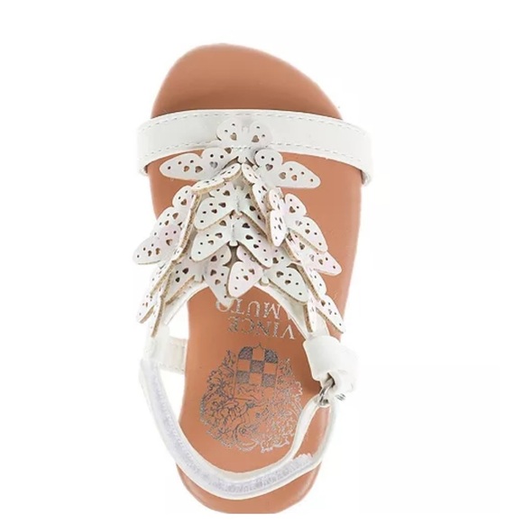 VINCE CAMUTO Toddler Girls Sandals with Delicate Butterflies Brand New Size 5 - Picture 2 of 8